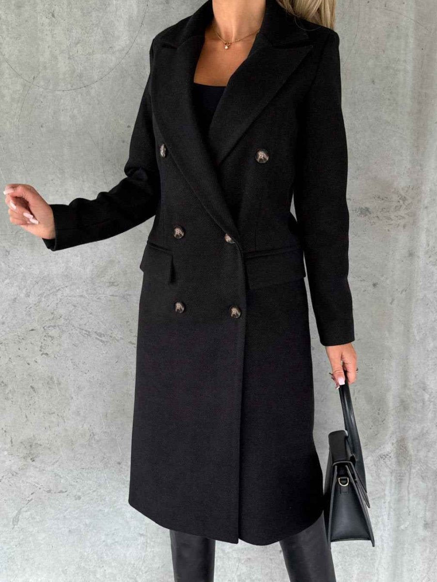 Women's Slim Long Trench Coat