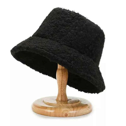 Women's Soft Teddy Bucket Hat