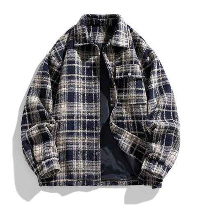 Men's Warm Fleece Flannel Jacket