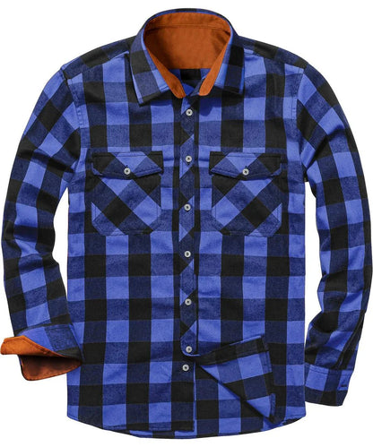 Men's Flannel Shirt Warm Modern