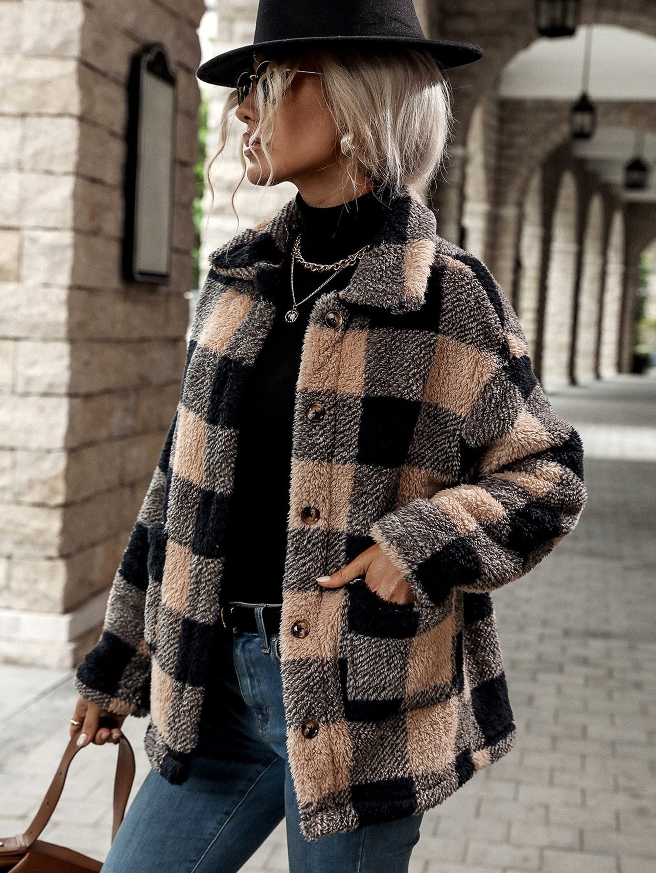 Comfortable Women's Modern Flannel Jacket