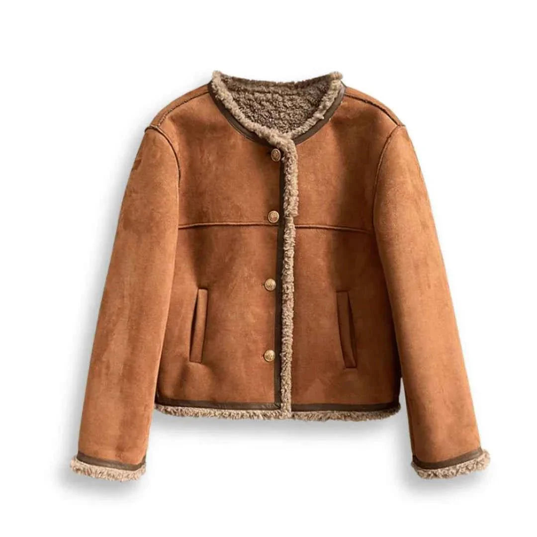 Weiche Teddyjacke Frauen - IdealeKleiden