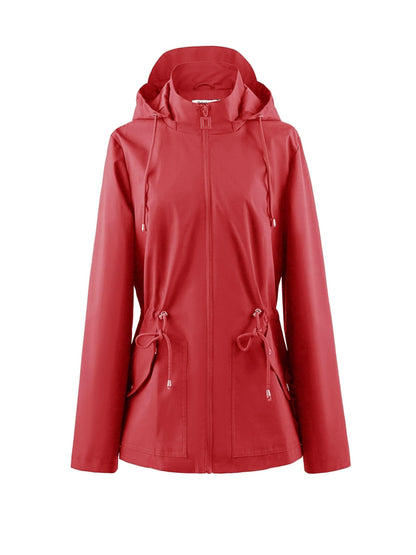Waterproof Women's Coat Spring Autumn Hooded