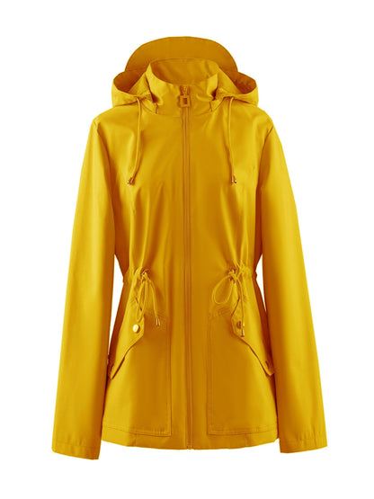 Waterproof Women's Coat Spring Autumn Hooded
