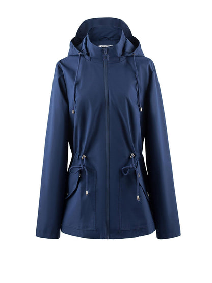 Waterproof Women's Coat Spring Autumn Hooded