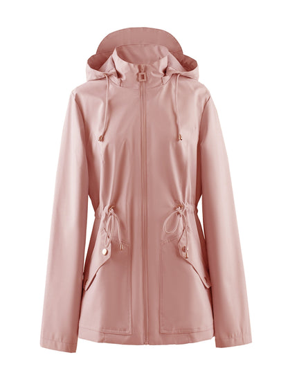 Waterproof Women's Coat Spring Autumn Hooded
