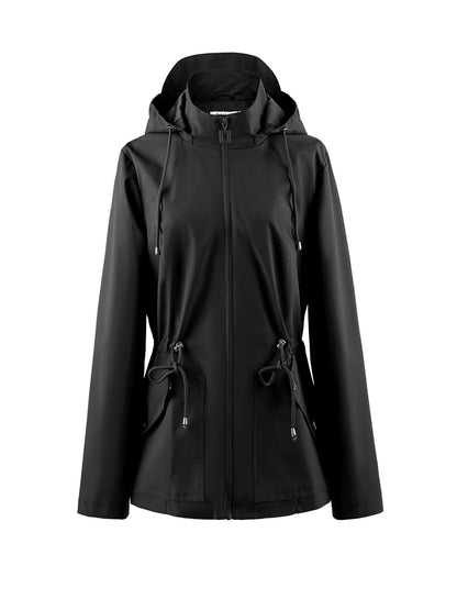 Waterproof Women's Coat Spring Autumn Hooded