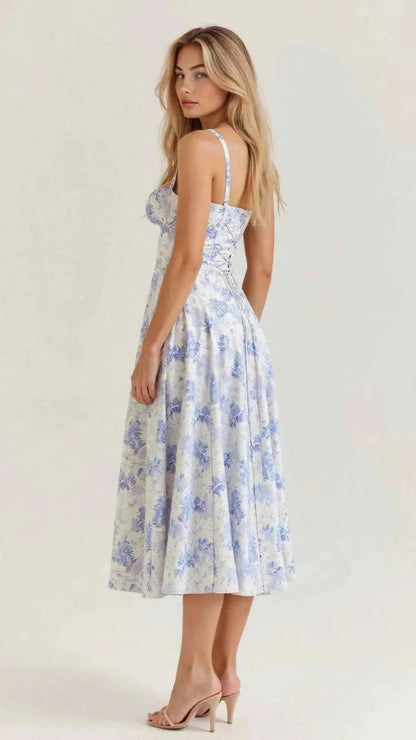 Romantic Women's Floral Dress Chic