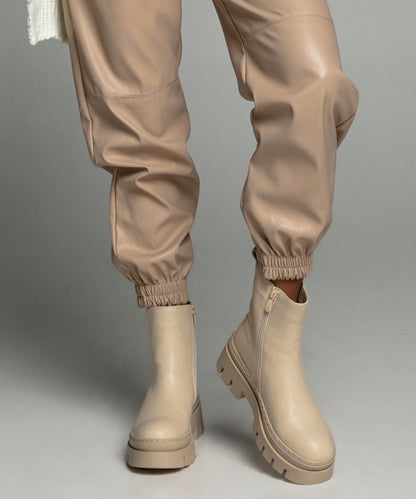 Short Boots Beige Women