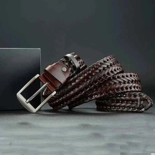 Men's Leather Belt Genuine Leather Look