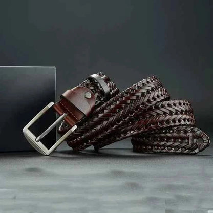 Men's Leather Belt Genuine Leather Look