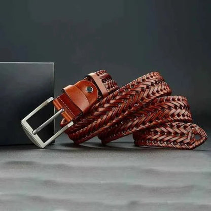 Men's Leather Belt Genuine Leather Look