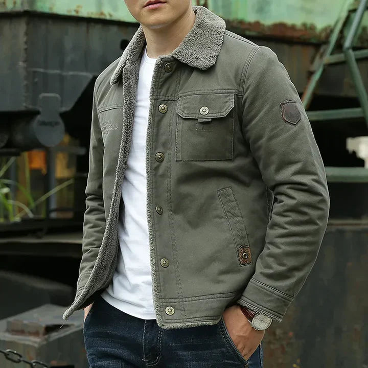 Men's Winter Jacket Fleece Insulation Warm