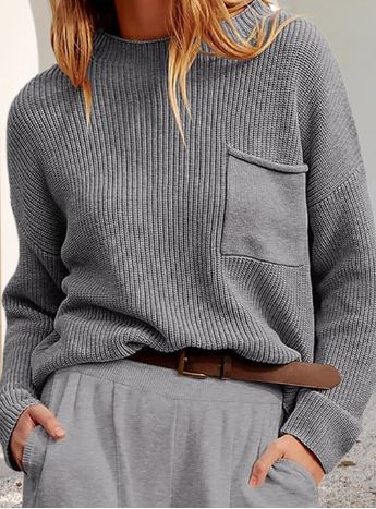Stylischer Frauenpullover Winter