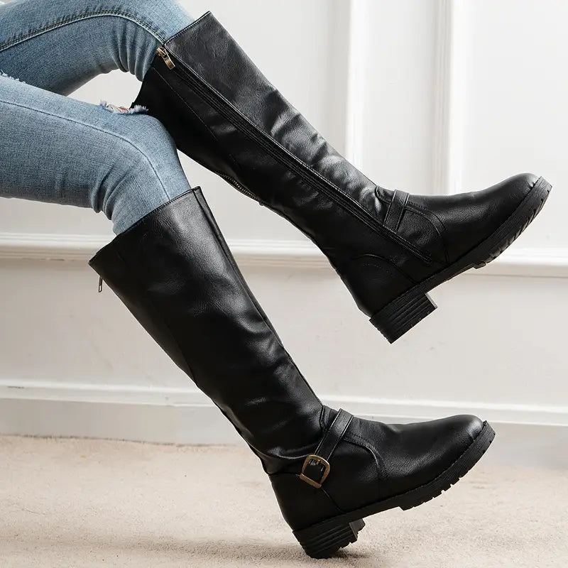 Women's Riding Boots Wide Calf Comfort