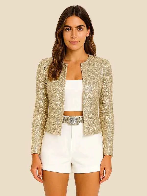 Glitzerjacke Festlich Elegant - IdealeKleiden