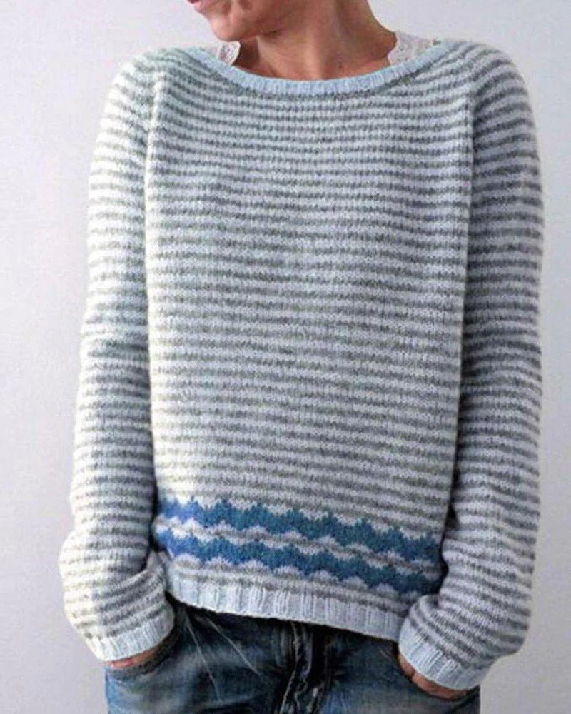Women's Scarf Retro Sweater Women