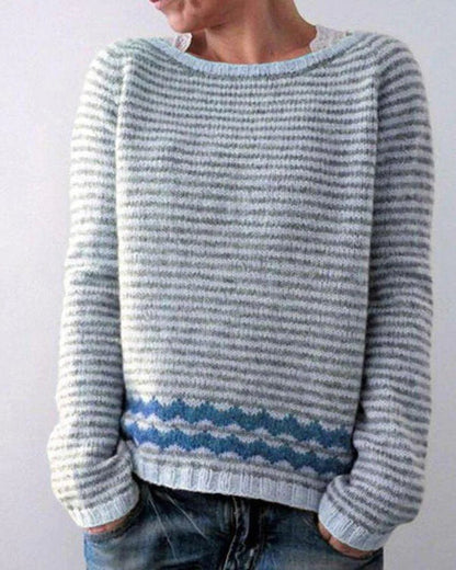 Women's Scarf Retro Sweater Women
