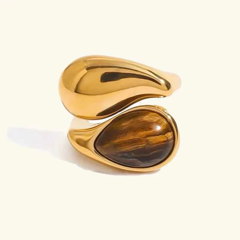 Elegant Gold Ring Pearl Jewelry