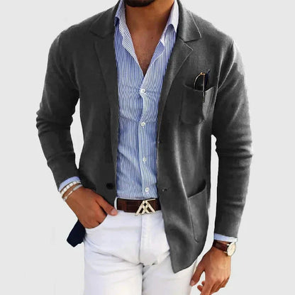 Men's Elegant Lapel Blazer