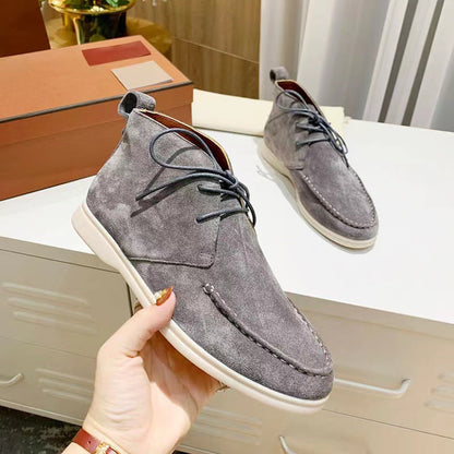 Stylish Lace-Up Ankle Boots
