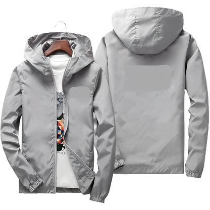 Practical Men's Windbreaker Jacket Sporty
