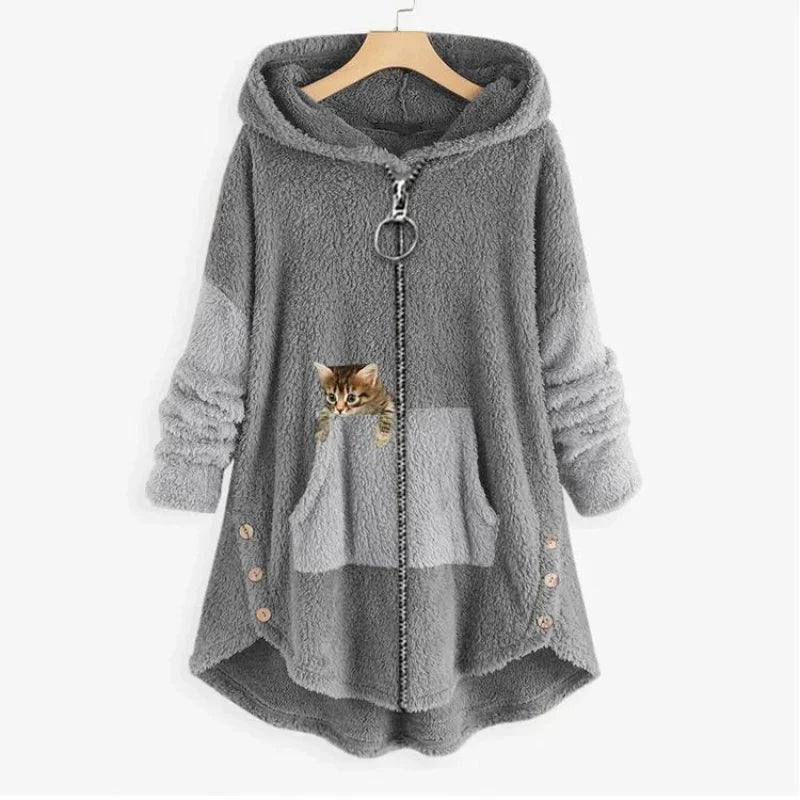 Kuschelige Winterjacke Weich und Warm - IdealeKleiden