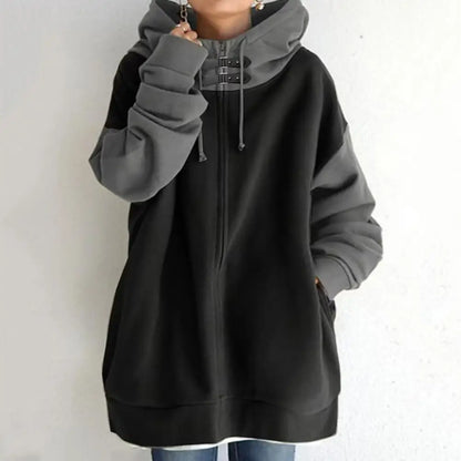 Fashionable Two-Tone Sweater Cozy & Stylish