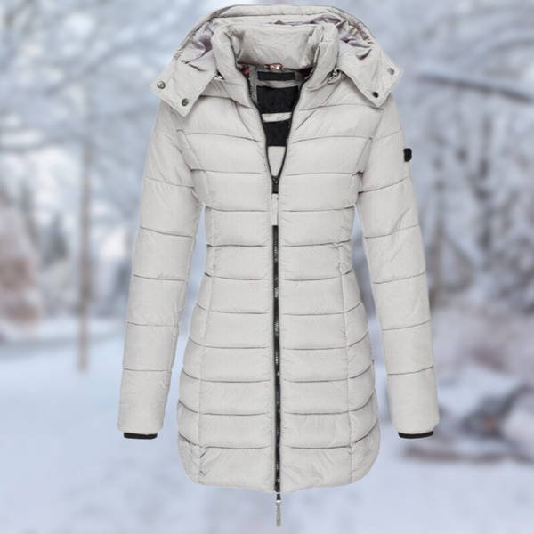 Elegant Mid-Length Women's Winter Coat