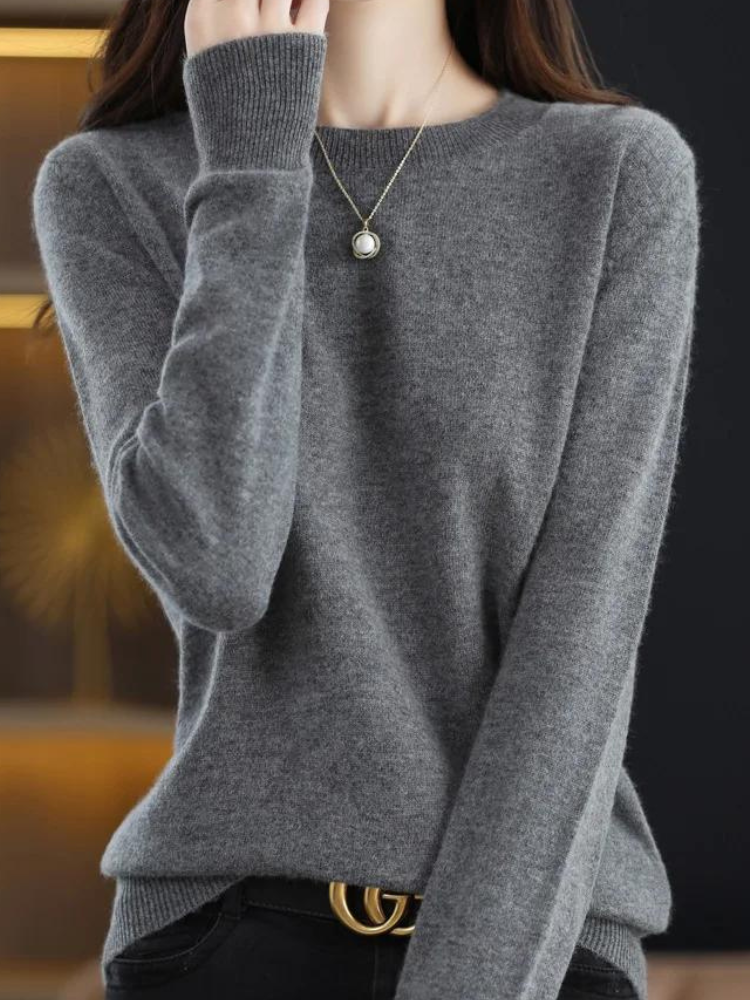 Soft Long-Sleeve Sweater Modern Style