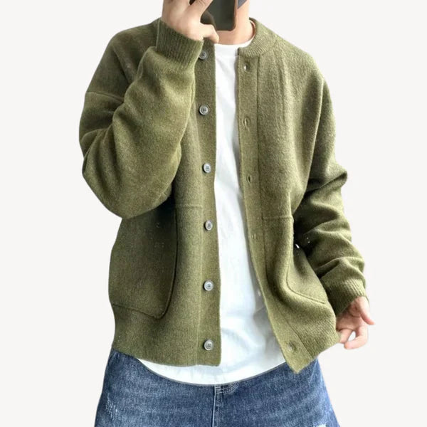 Men's Classic Woolly Button-Up Cardigan