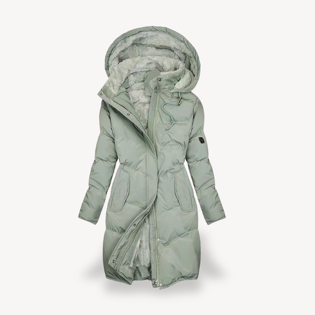 Women's Warm Faux Fur Lined Puffer Jacket