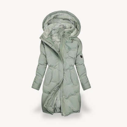 Women's Warm Faux Fur Lined Puffer Jacket