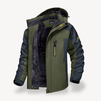 Men's Waterproof Outdoor Winter Fleece Jacket