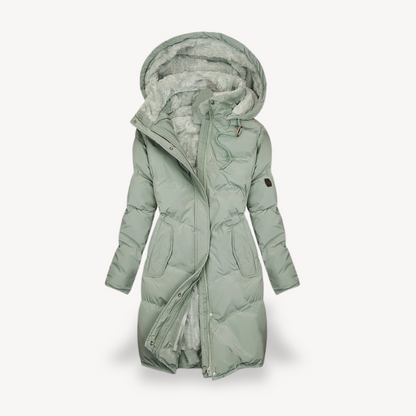 Warm Women's Winter Jacket Fleece Lined