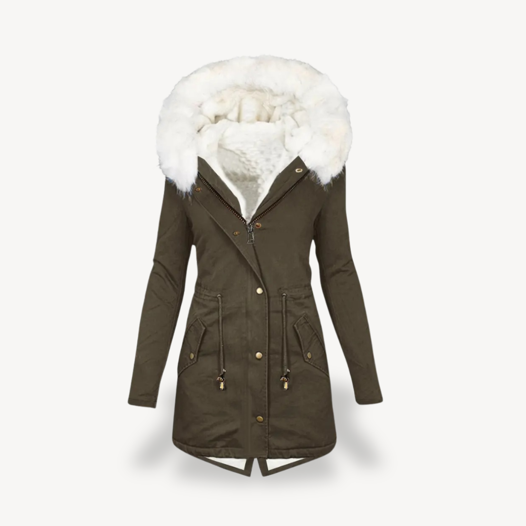 Women's Faux Fur Parka Coat Winter Jacket