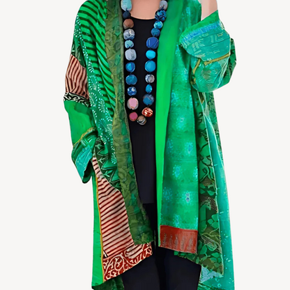 Stylish Kimono Cardigan for Women, Modern Patterned