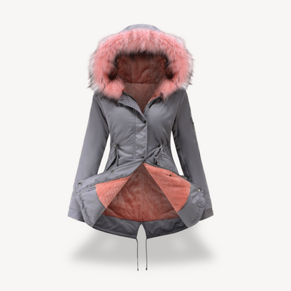 Women's Faux Fur Parka Winter Jacket