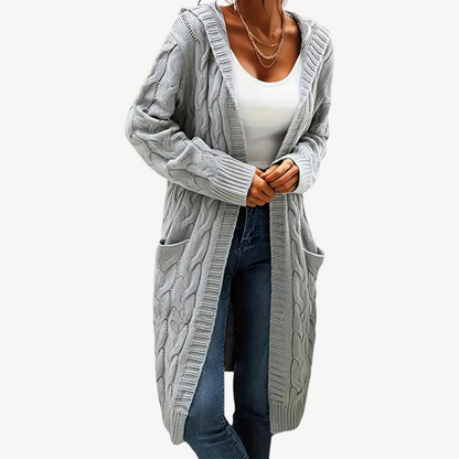 Hooded Cardigan Comfortable Warm