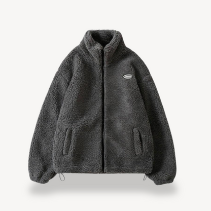 Women's Fleece Jacket Soft Warm Zip