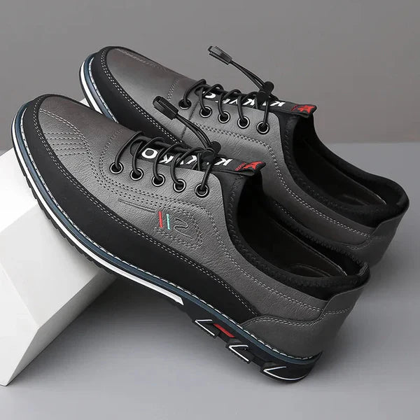 Elegant lace-up shoes made from premium leather
