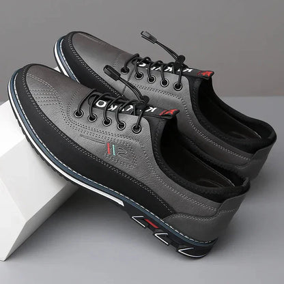 Elegant lace-up shoes made from premium leather