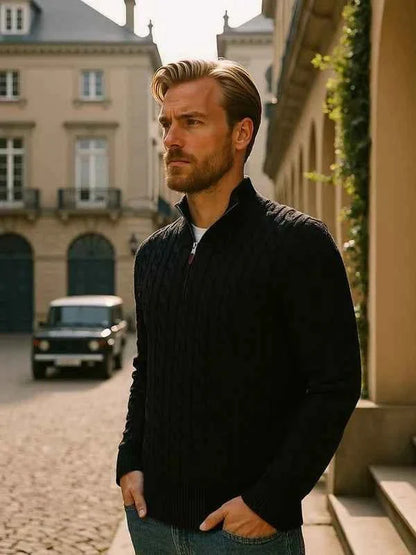Men's Modern Half-Zip Jumper