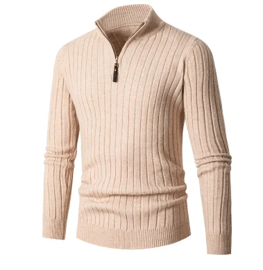 Men's Half-Zip Sporty Sweater