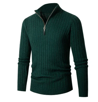 Men's Half-Zip Sporty Sweater