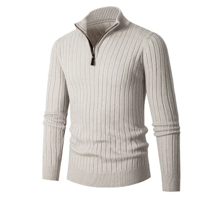 Men's Half-Zip Sporty Sweater