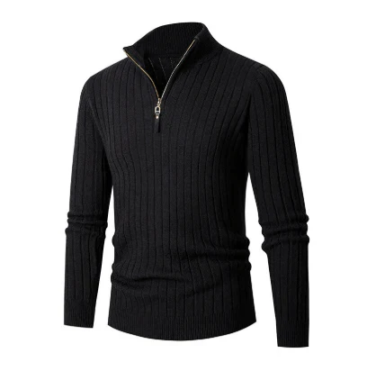 Men's Half-Zip Sporty Sweater