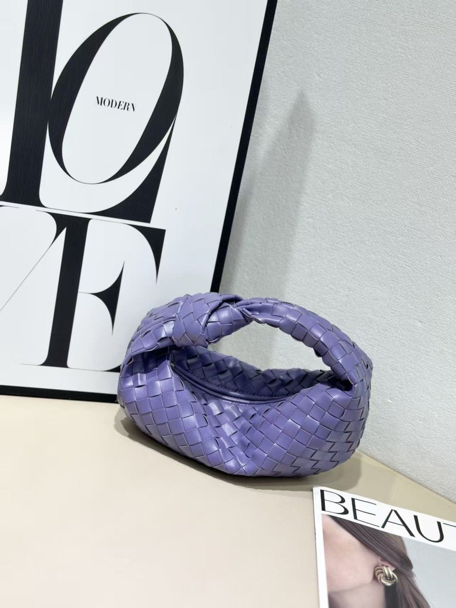Braided Crossbody Bag Natural Look