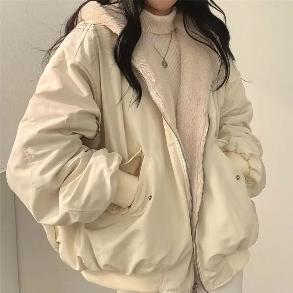 Practical Women's Hoodie Zipper Hood