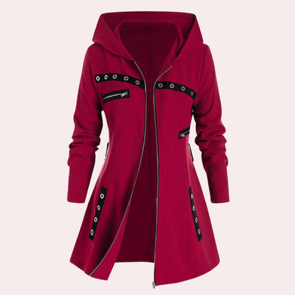 Fashionable Women's Autumn Hooded Jacket